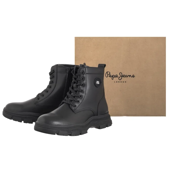 Botki Pepe Jeans Track Night Black PBS500002 999 – zdjęcie 6
