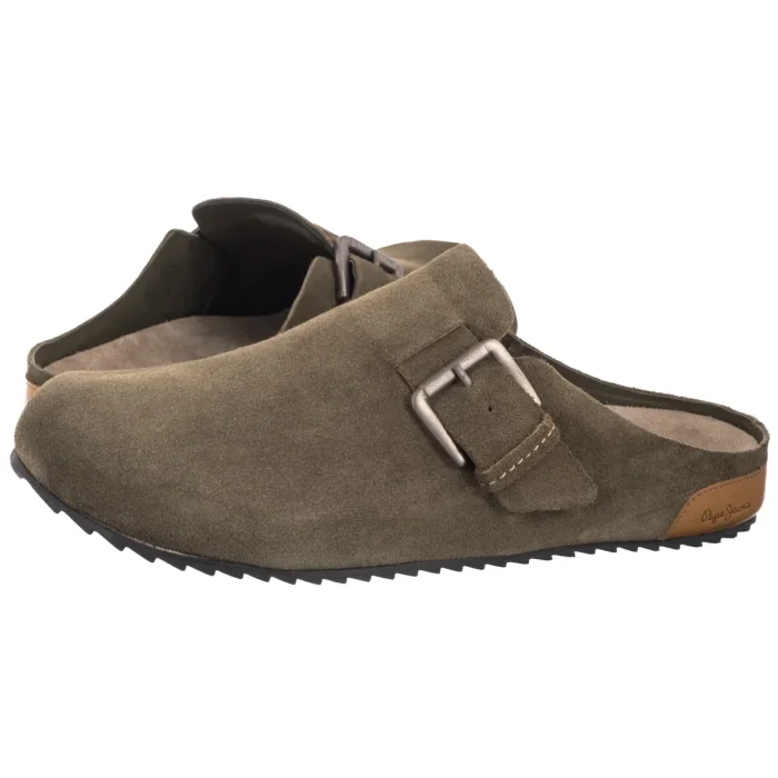 Klapki Pepe Jeans Corby Clog M Olive Green PMS90123 728 – zdjęcie 1