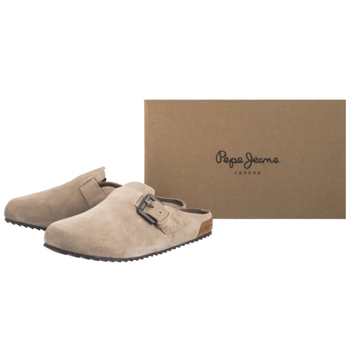 Klapki Pepe Jeans Corby Clog W Stone Beige PLS900001 856 – zdjęcie 6