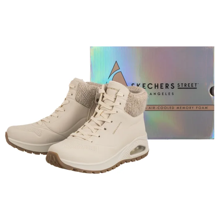 Sneakersy Skechers Uno Rugged - Darling Daze Natural 167988/NAT – zdjęcie 6