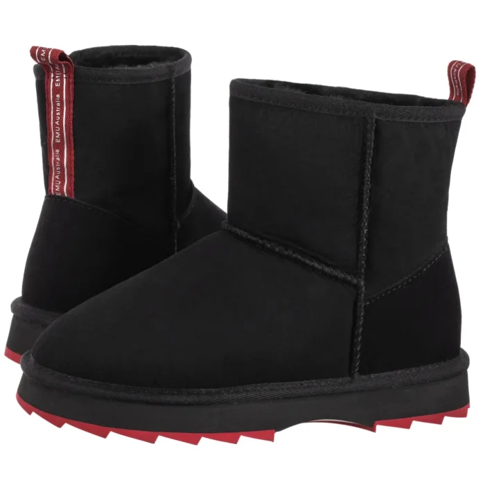Buty EMU Australia Sharky Mini Black/Cherry W12434 – zdjęcie 1