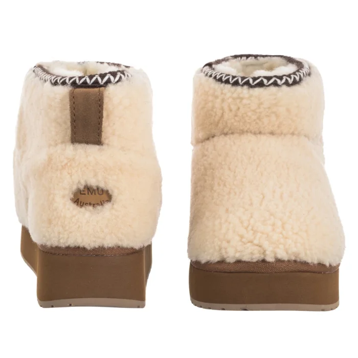 Botki EMU Australia Stinger Micro Flatform Teddy Natural W13187 – zdjęcie 4