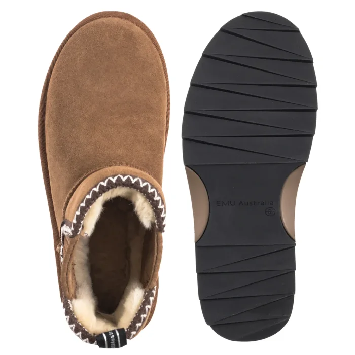 Botki EMU Australia Higgie Chestnut W13198 – zdjęcie 4