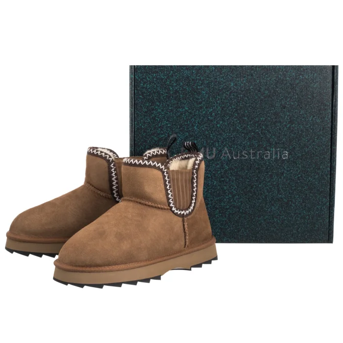 Botki EMU Australia Higgie Chestnut W13198 – zdjęcie 6