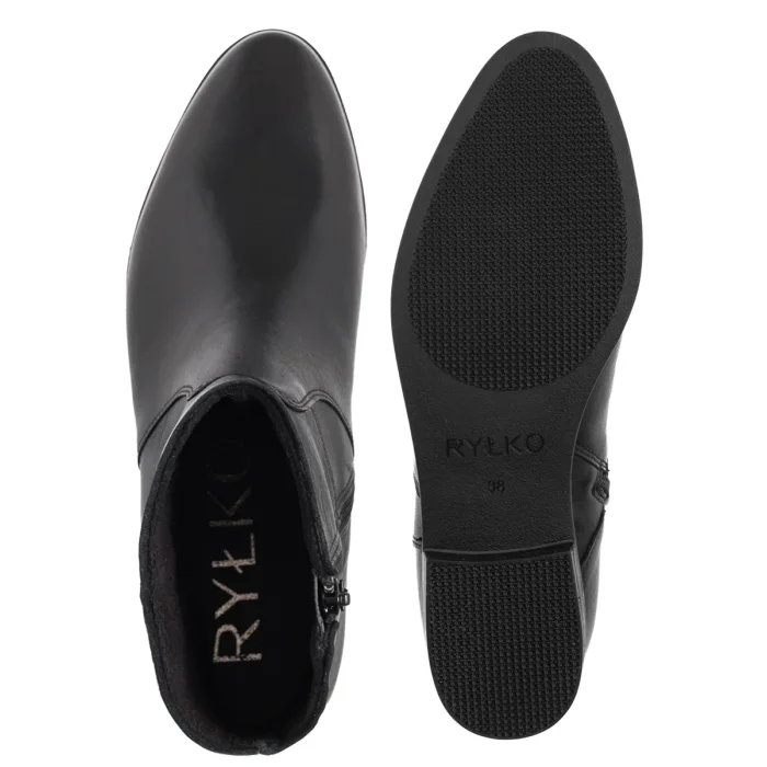 Botki Ryłko Czarne 2BVM4___ _WD8 – zdjęcie 5