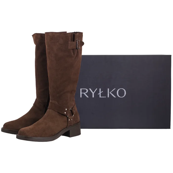 Kozaki Ryłko Brązowe E3XU7___M_6TJ – zdjęcie 6