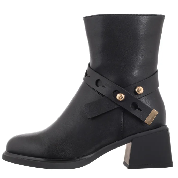 Botki Maciejka Czarne K7183-01/00-8 – zdjęcie 2