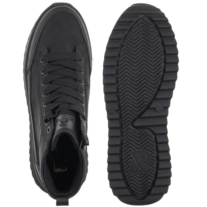 Botki Rieker Czarne W3871-00 Black – zdjęcie 5