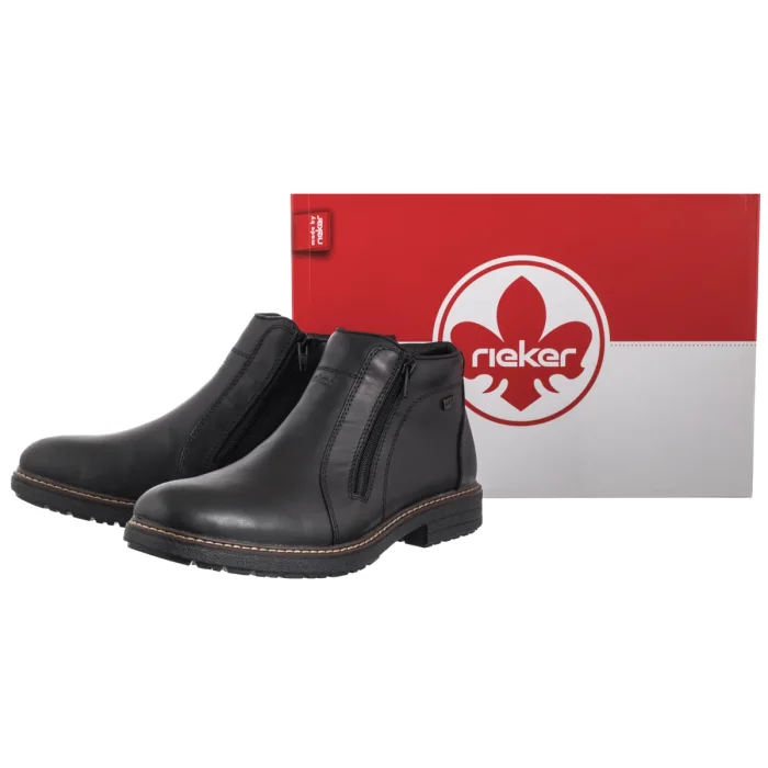 Trzewiki Rieker Czarne 33160-00 Black – zdjęcie 6