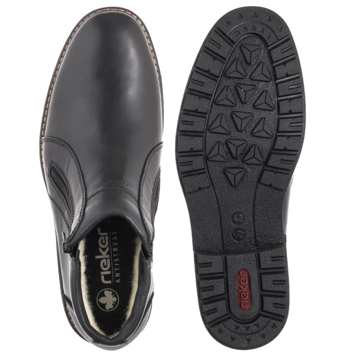 Trzewiki Rieker Czarne 33160-00 Black – zdjęcie 5