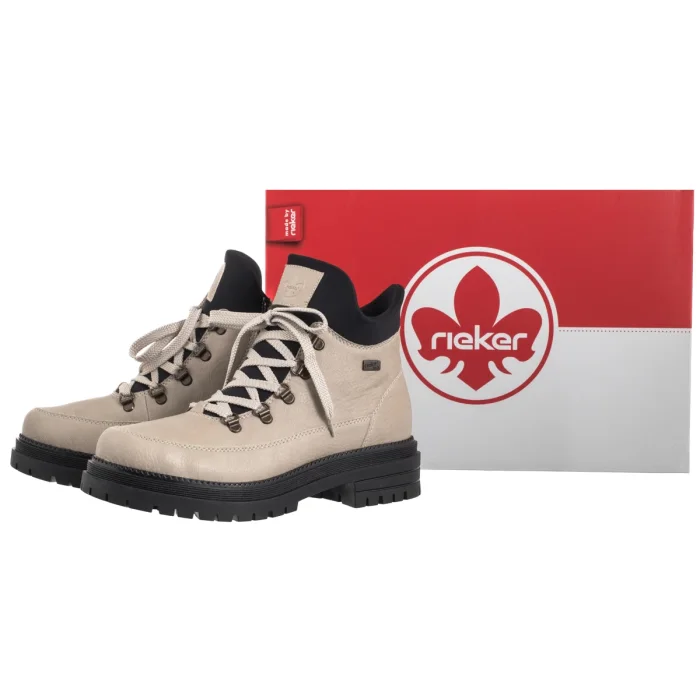 Botki Rieker Beżowe Y3158-60 Beige – zdjęcie 6