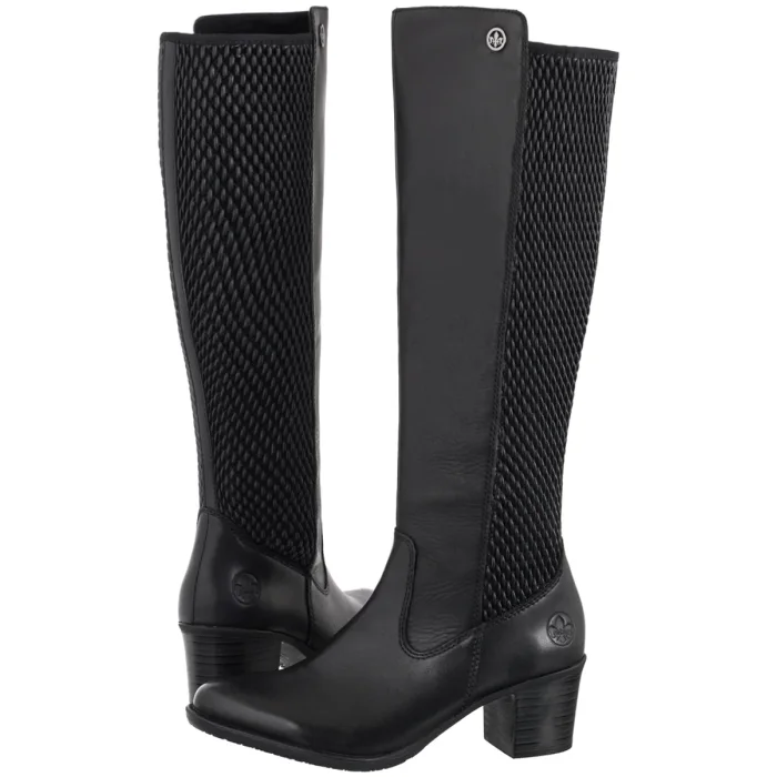 Kozaki Rieker Czarne Y2050-00 Black – zdjęcie 1