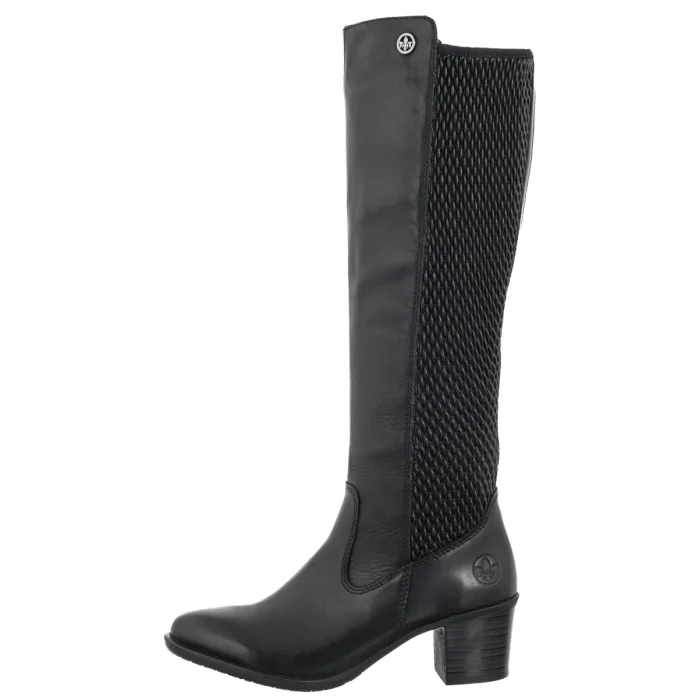 Kozaki Rieker Czarne Y2050-00 Black – zdjęcie 2
