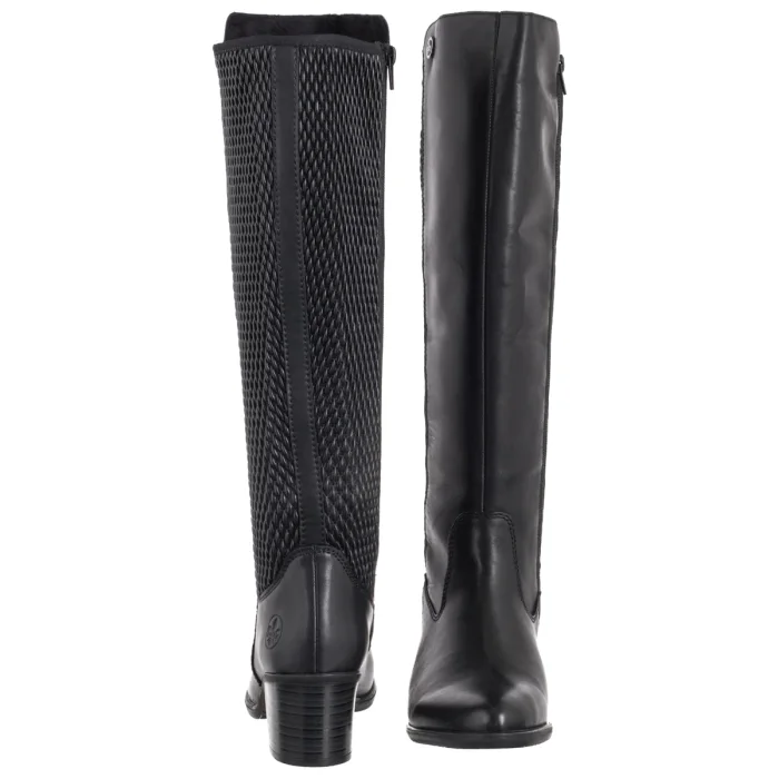 Kozaki Rieker Czarne Y2050-00 Black – zdjęcie 4