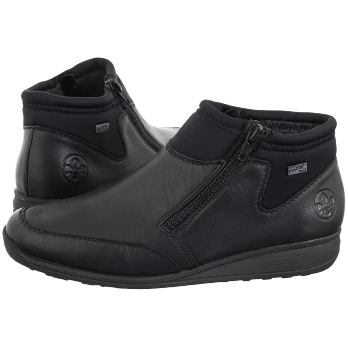 Botki Rieker Czarne 47270-00 Black – zdjęcie 1