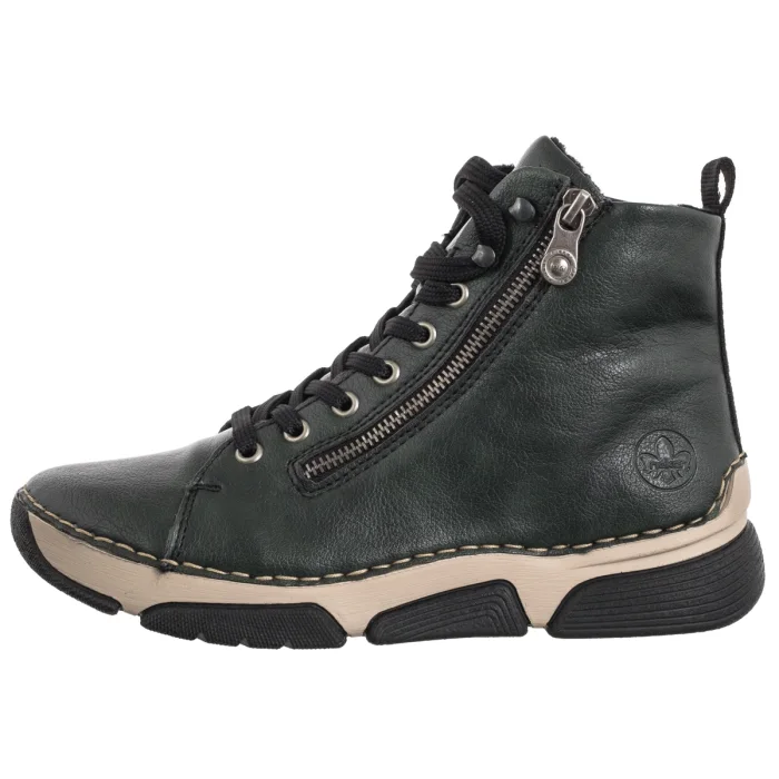 Trzewiki Rieker Zielone 45920-54 Green – zdjęcie 2
