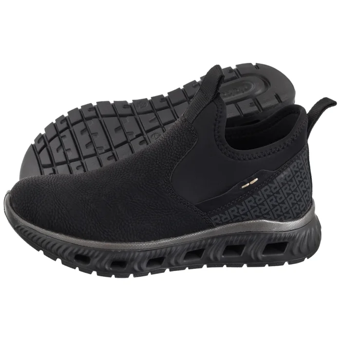 Botki Rieker Czarne M6053-00 Black – zdjęcie 1