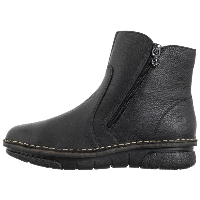 Botki Rieker Czarne 73365-00 Black – zdjęcie 2