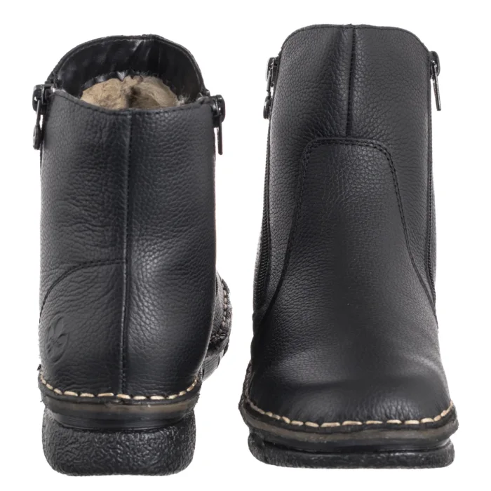 Botki Rieker Czarne 73365-00 Black – zdjęcie 4