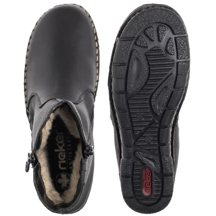 Botki Rieker Czarne 73365-00 Black – zdjęcie 5