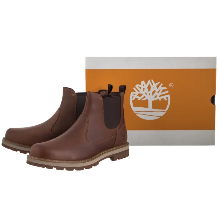 Sztyblety Timberland Britton Road Mid Chelsea Boot Rust Full Grain 0A6A4W EM6 – zdjęcie 6