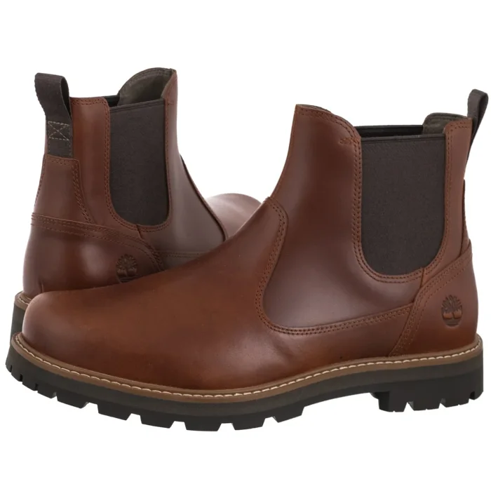 Sztyblety Timberland Britton Road Mid Chelsea Boot Md Brn F Grain W Dk 0A6A4W A1G – zdjęcie 1