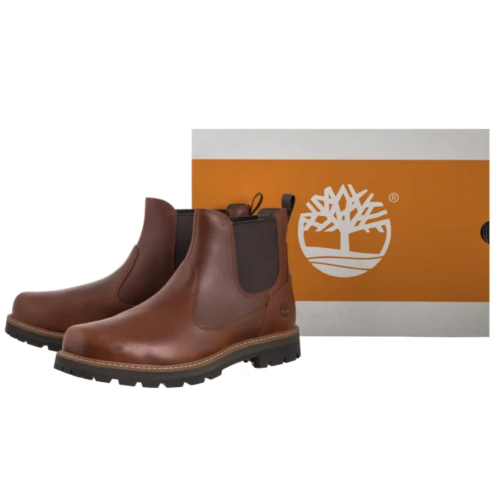 Sztyblety Timberland Britton Road Mid Chelsea Boot Md Brn F Grain W Dk 0A6A4W A1G – zdjęcie 6