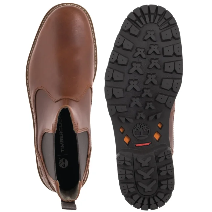 Sztyblety Timberland Britton Road Mid Chelsea Boot Md Brn F Grain W Dk 0A6A4W A1G – zdjęcie 5