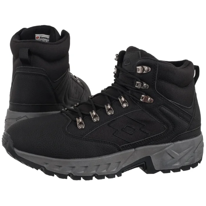 Trzewiki Lotto Woodlark Mid 2400310U 1111 Black – zdjęcie 1