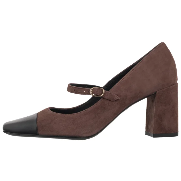 Czółenka Ryłko Brązowe 7Z202_A4 _3TW – zdjęcie 2