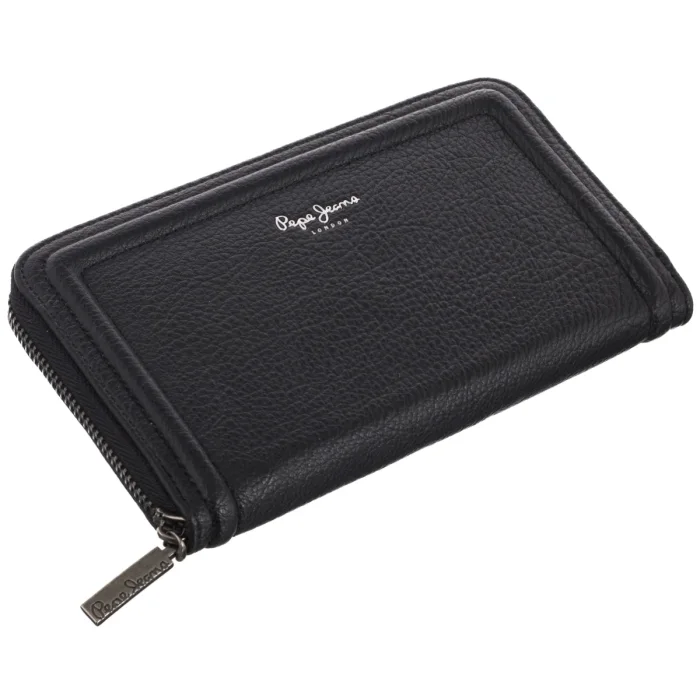 Portfel Pepe Jeans Code Wallet Black PL0700001 999 – zdjęcie 3