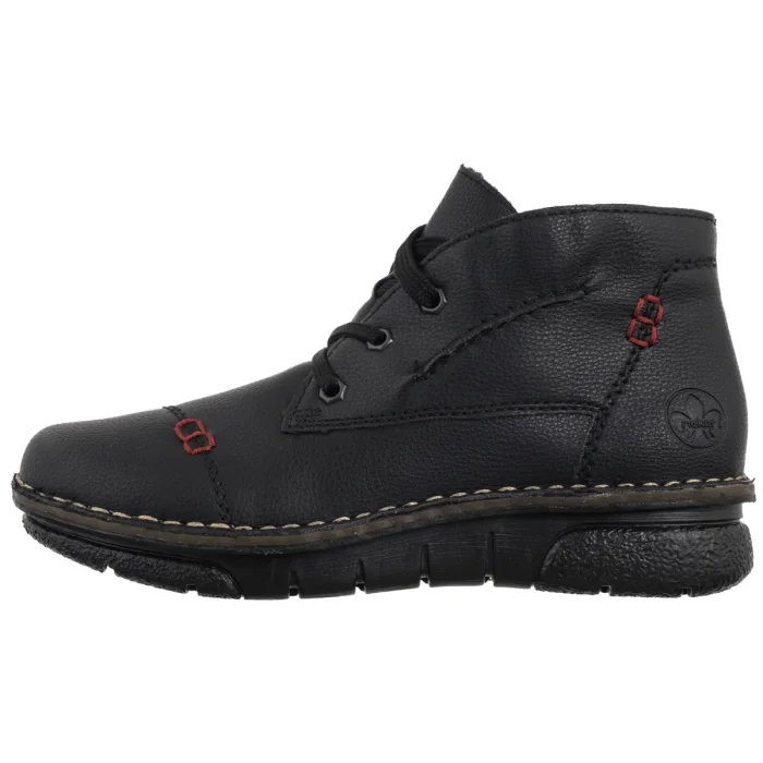 Trzewiki Rieker Czarne 73301-00 Black – zdjęcie 2
