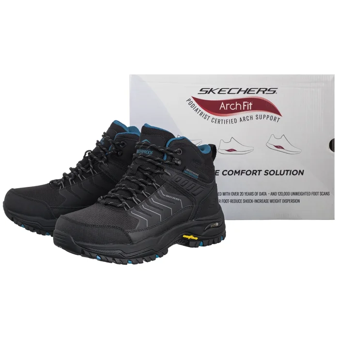 Buty Trekkingowe Skechers Arch Fit Dawson - Raveno Black 204634/BLK – zdjęcie 6