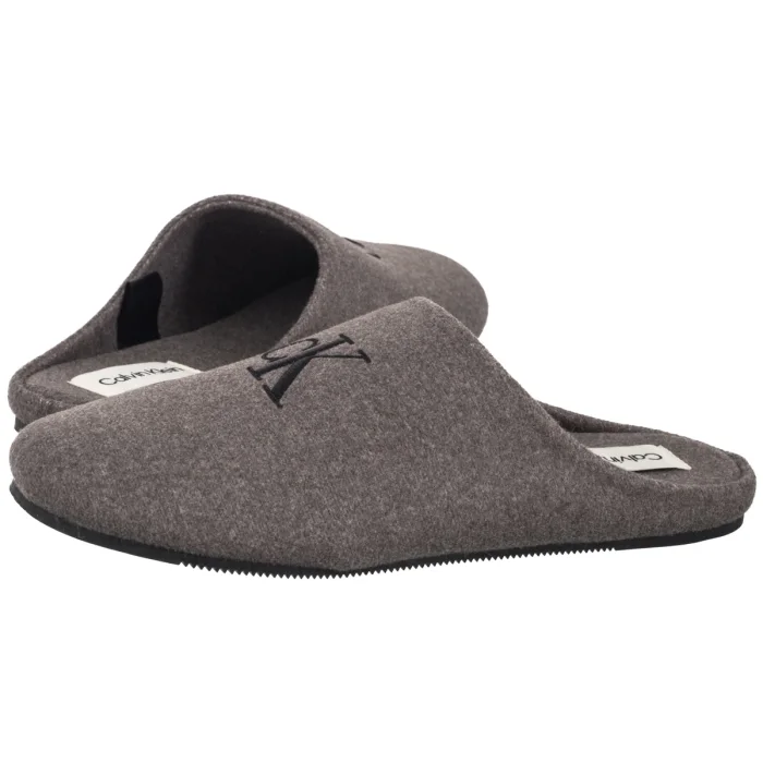 Kapcie Calvin Klein Home Slipper Mule Granite Gray/Black HM0HM01931 PCG – zdjęcie 1