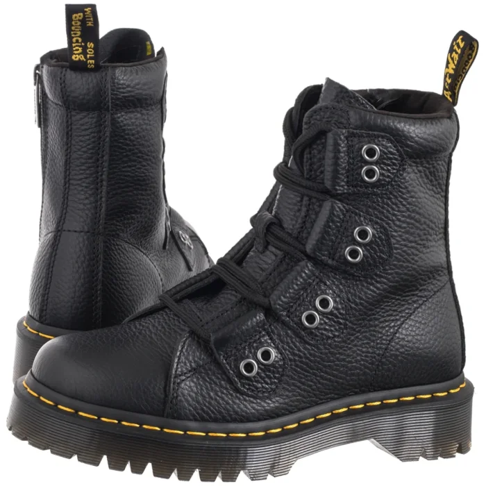 Trzewiki Dr. Martens 1460 Bex Ltt Milled Nappa Black 41750001 – zdjęcie 1