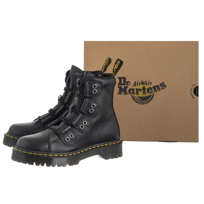 Trzewiki Dr. Martens 1460 Bex Ltt Milled Nappa Black 41750001 – zdjęcie 6