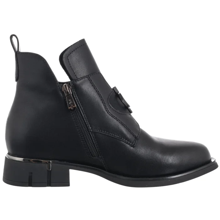 Botki Filippo Czarne DBT7191/25 BK – zdjęcie 3