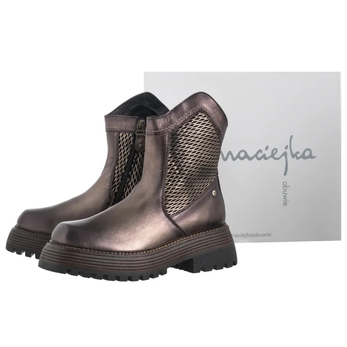 Botki Maciejka Brązowe 07130-02/00-8 – zdjęcie 6