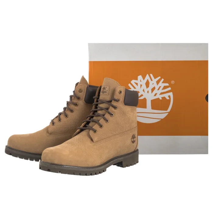 Trapery Timberland Premium 6 In Lace Waterproof MD Beige Nubuck W Dk 0A6G1R AFH – zdjęcie 6
