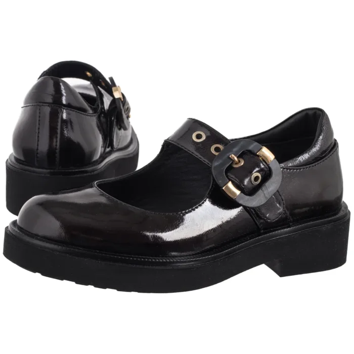 Baleriny Venezia Czarne V473-01525-04BLA – zdjęcie 1