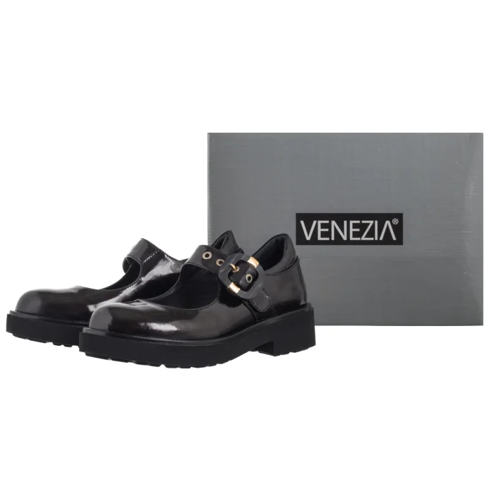 Baleriny Venezia Czarne V473-01525-04BLA – zdjęcie 6