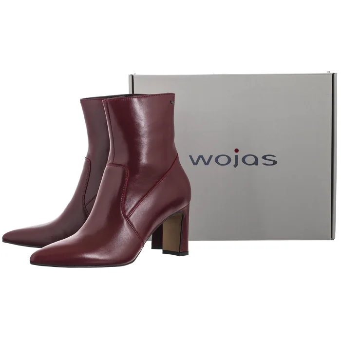 Botki Wojas Bordowe 55316-55 – zdjęcie 6