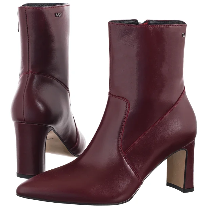 Botki Wojas Bordowe 55316-55 – zdjęcie 1