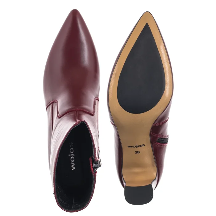 Botki Wojas Bordowe 55316-55 – zdjęcie 5