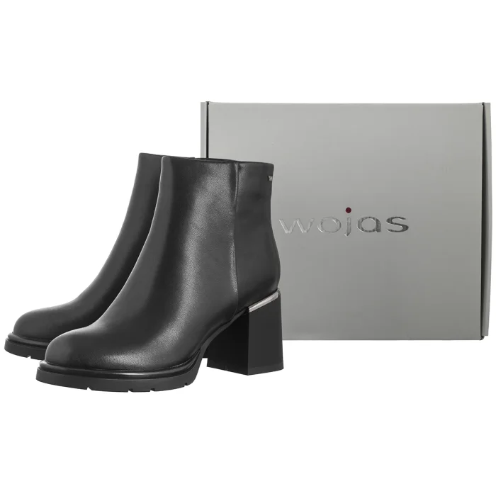 Botki Wojas Czarne 55340-51 – zdjęcie 6