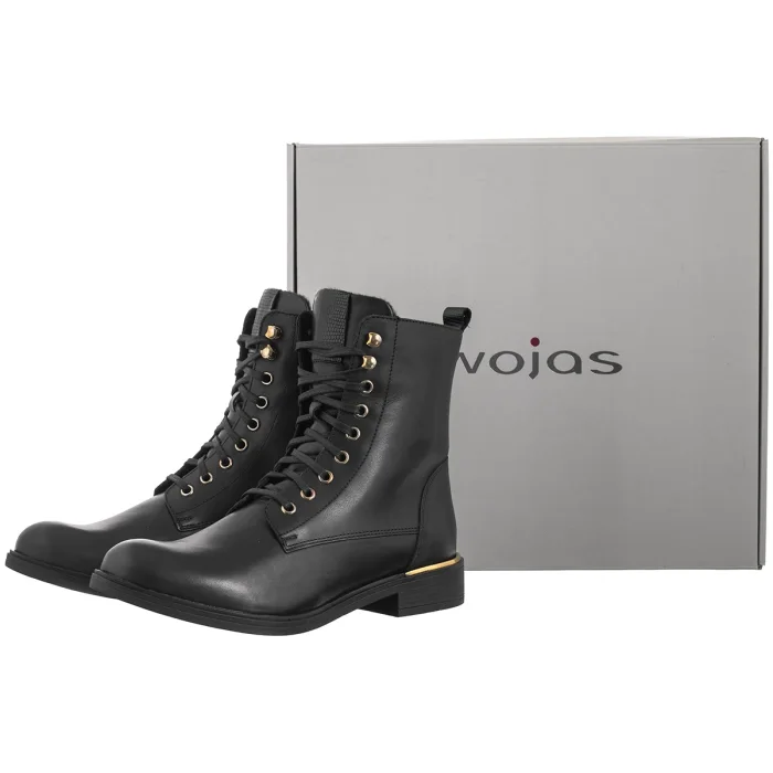 Trzewiki Wojas Czarne 64127-51 – zdjęcie 6