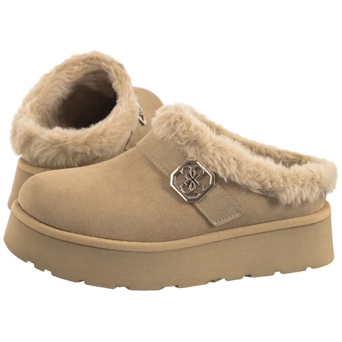 Kapcie Guess Dolmana2 FLFDOC ESU06 Nude – zdjęcie 1