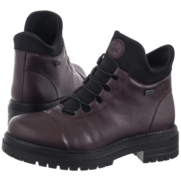 Botki Rieker Czerwone Y3163-35 Red – zdjęcie 1