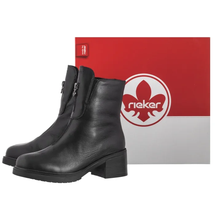 Botki Rieker Czarne Y5255-00 Black – zdjęcie 6