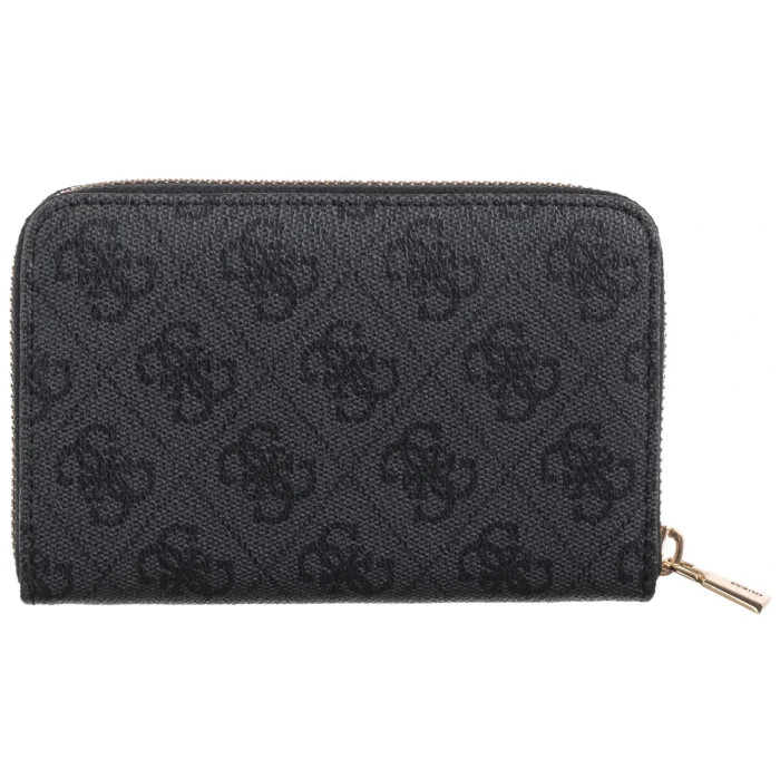 Portfel Guess Laurel II Slg Med Zip Around SWSG74 59140 Coal Logo – zdjęcie 2
